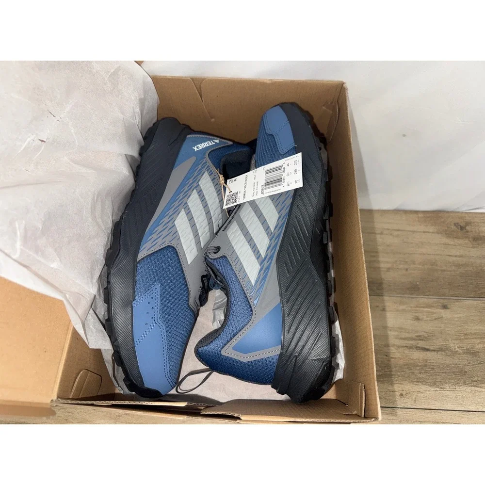 Adidas Terrex Tracefinder‎ 2 Mens Trail Running Shoes Blue Grey JI0958 Size 10